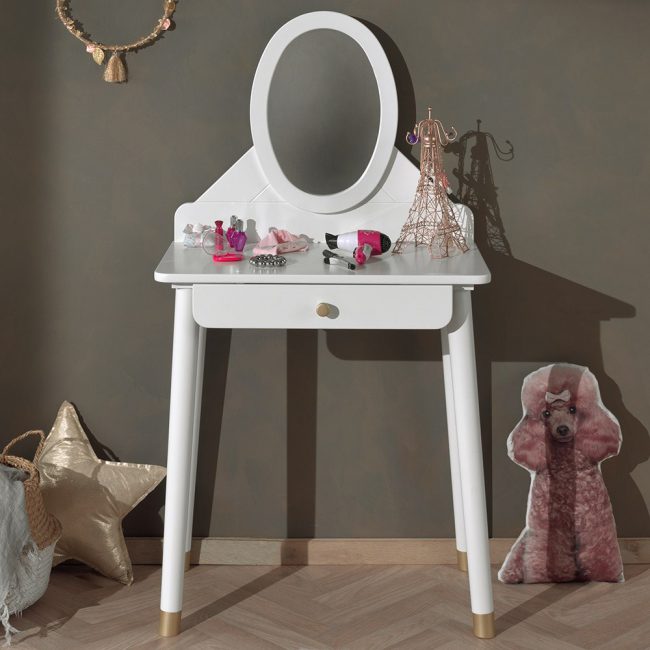 Billy-White-Dressing-Table-with-Drawer-and-Mirror
