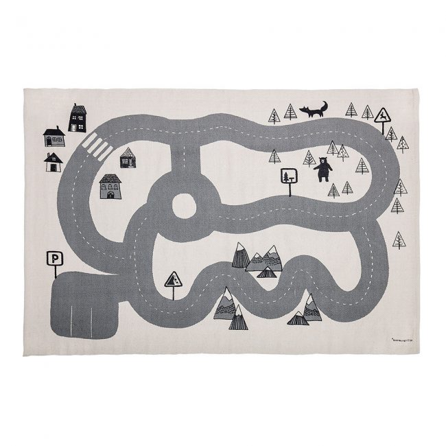 Bloomingville-Grey-Cotton-Rug-and-Playmat