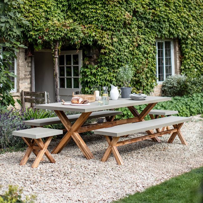 Burford-Garden-Trading-Natural-Outdoor-Table-and-Bench-Set-in-Large