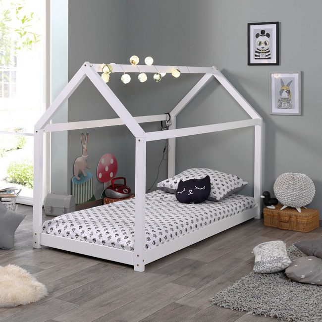 Cabane-Solid-Wood-Single-Bed-in-White