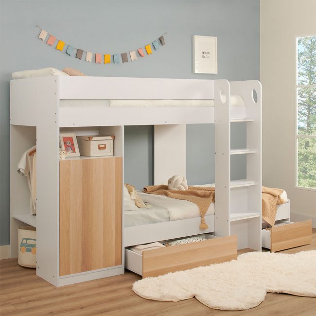 Cuckooland-Leo-Storage-Beds-White-Beech