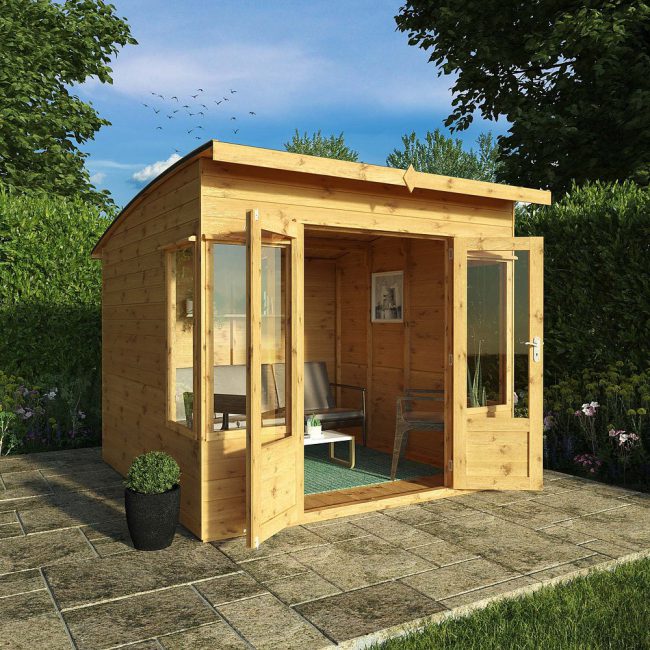 Double-Door-Modern-Summer-Shed