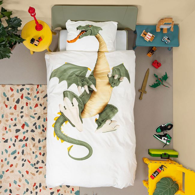 Fantasy-Dragon-Single-Duvet-Cover-with-Pillowcase