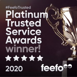 Feefo 2020 Platinum Award