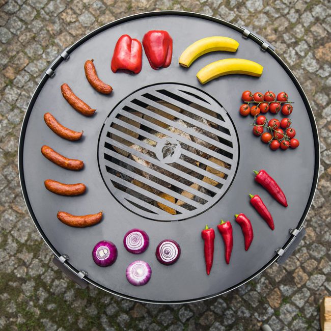 Fire-Pit-ModenBowl-With-BBQ-Features