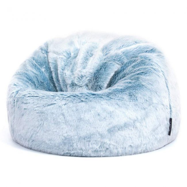 Icon-Kids-Faux-Fur-Bean-Bag-in-Blue