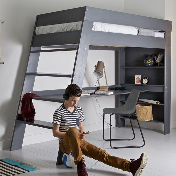 cabin bed with desk for teenager