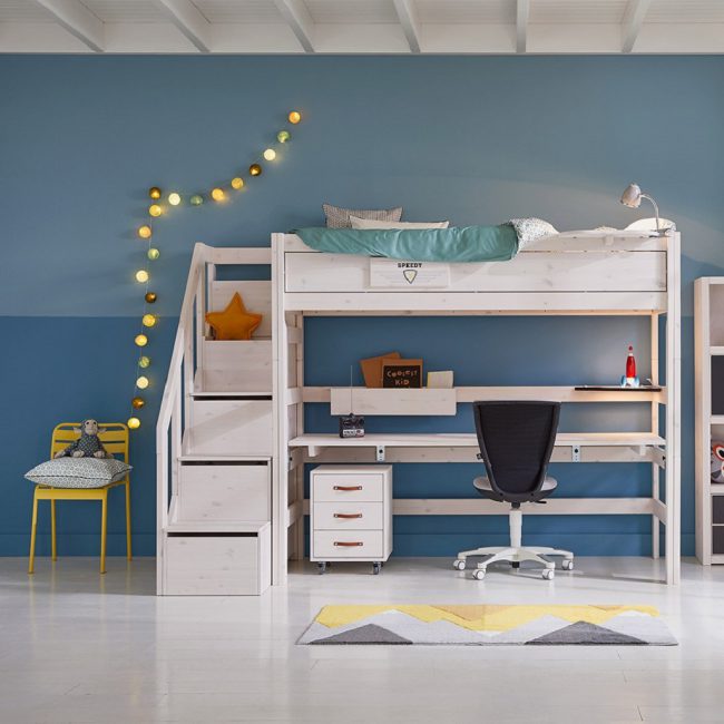 Kids-High-Sleeper-with-Desk-and-Steps