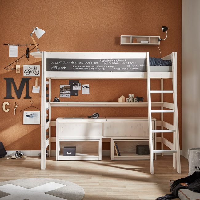 Lifetime-High-Rise-Bed-with-Blackboard-Panel