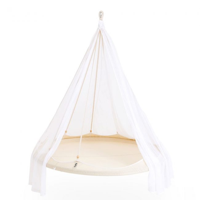 Natural-White-Hammock-Bed-with-Detachable-Ambient-Canopy