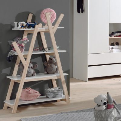Quirky-Wooden-Kiddy-Bookshelf-in-White