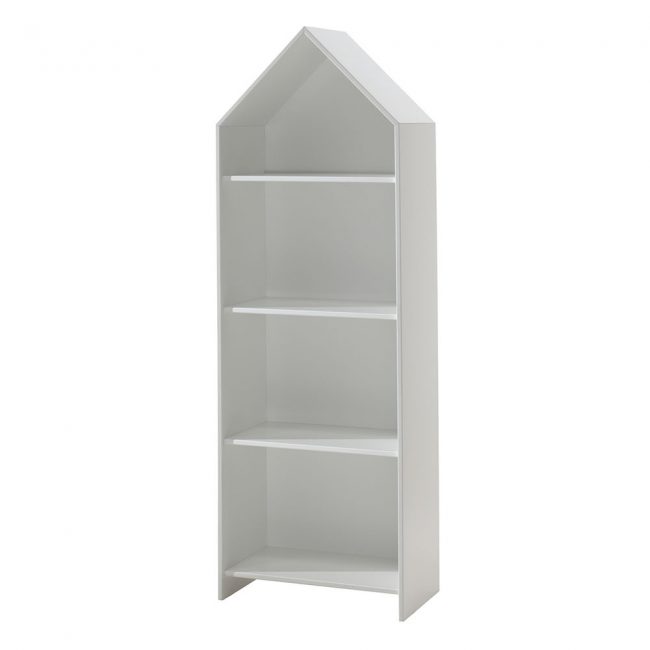 Simple-White-Casami-Bookcase-with-3-Shelves
