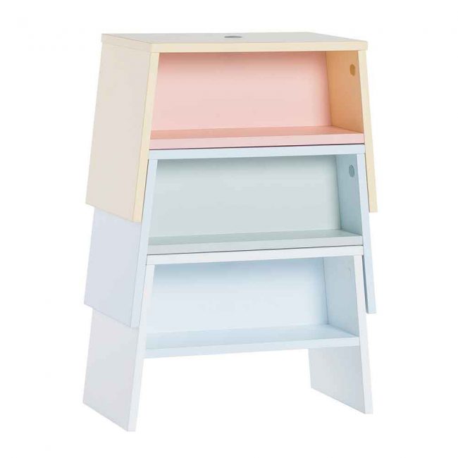 Stackable-Kids-Stools-with-Storage-Shelves