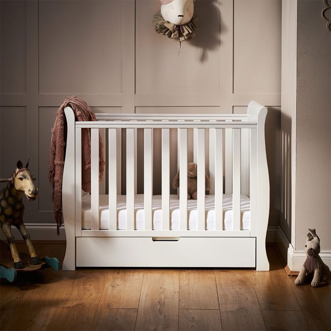 Stamford-Spacer-Saver-Cot-White