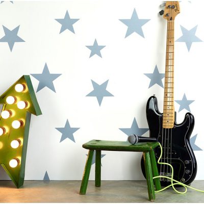 Stars-Wallpaper-White-Stellar-Blue-Hibou-Home