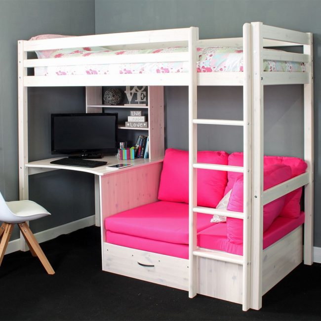 Thuka-Hit-High-Sleeper-Sofa-Bed-In-Pink