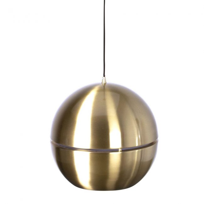 Unique-Round-Gold-Pendant-Light