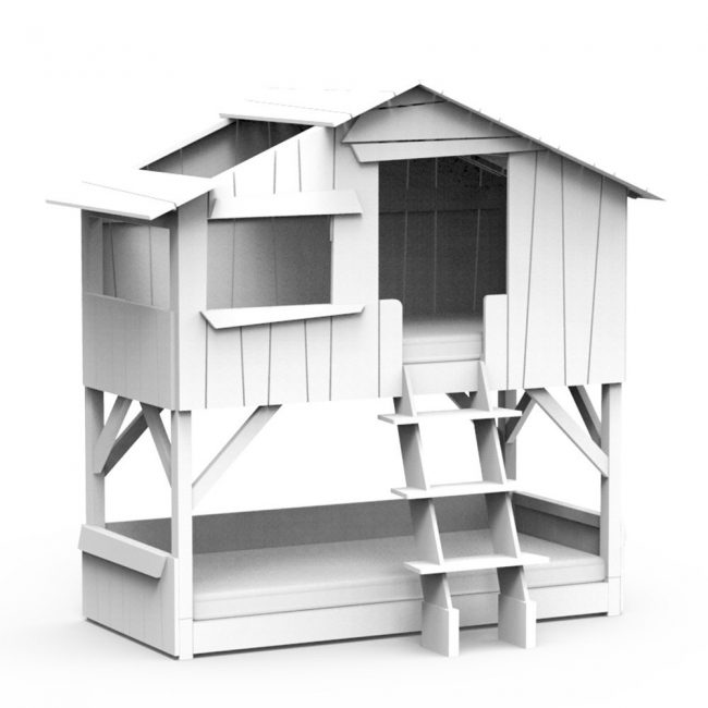 White-Kids-Treehouse-Bunk-Bed-from-Mathy-by-Bols