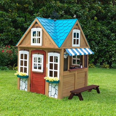 children's outdoor wooden playhouse