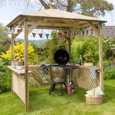 garden bbq table