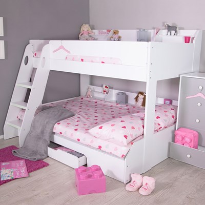 triple bunk bed small double