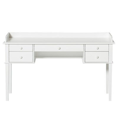 kids white desk with drawers