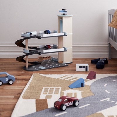 personalised wooden toy garage
