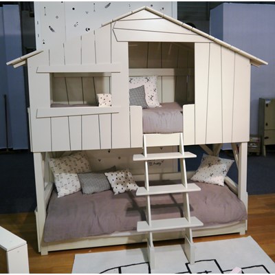 kids bunk bed house