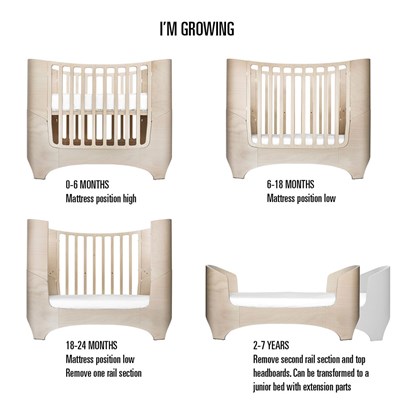 standard baby cot dimensions