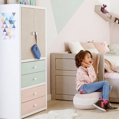 kids bookcase with drawers