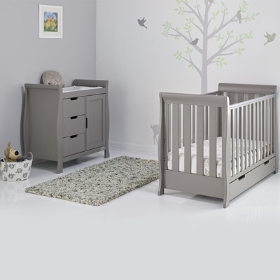 obaby stamford sleigh cot bed