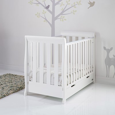 obaby stamford mini sleigh cot bed