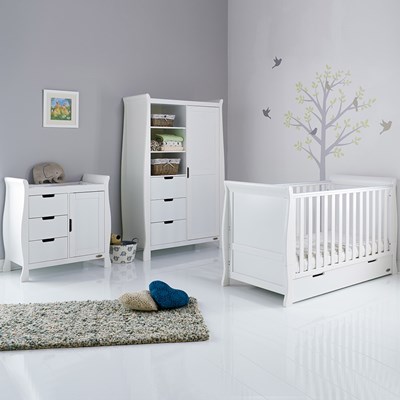 obaby stamford sleigh cot bed