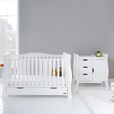 cot bed and changing unit