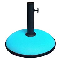 Product photograph of 15kg Concrete Parasol Base In Aqua Blue from Cuckooland