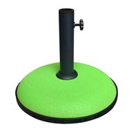 Product photograph of 15kg Concrete Parasol Base In Lime Green from Cuckooland