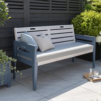 Product photograph of Galaxy 3 Seat Wooden Garden Bench from Cuckooland