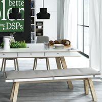 Product photograph of Vox 4 You Dining Bench In White from Cuckooland