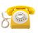 GPO 746 Retro Rotary Dial Phone in Mustard