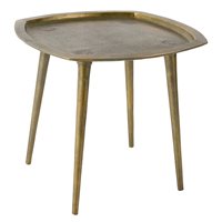 Dutchbone Abbas Gold Side Table in Moroccan Style