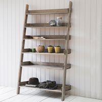 Garden Trading Aldsworth Wide Wooden Ladder Shelf