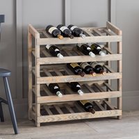 Product photograph of Garden Trading Aldsworth Wooden Wine Rack from Cuckooland