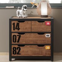 Product photograph of Vipack Alex Chest Of Drawers from Cuckooland