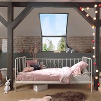 Product photograph of Vipack Alice Metal Kids Day Bed - White from Cuckooland