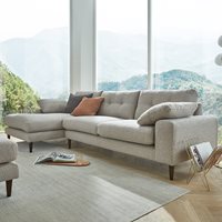 Product photograph of Alto Left Hand Facing Chaise Sofa - Boucl Ivory from Cuckooland