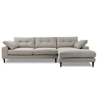 Product photograph of Alto Right Hand Facing Chaise Sofa - Boucl Ivory from Cuckooland