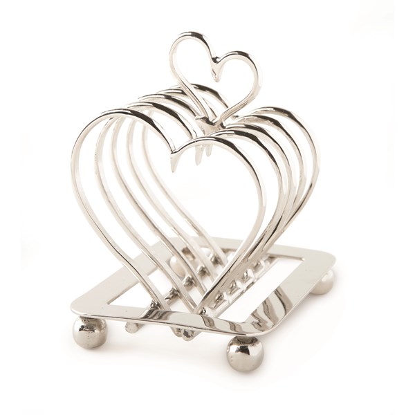 Heart Shaped Toast Rack, Unique Valentines Gift