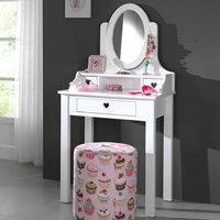 Product photograph of Vipack Amori Kids Dressing Table from Cuckooland