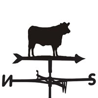 Weathervane in Angus Cow Design 