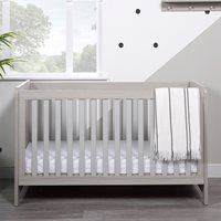 Product photograph of Ickle Bubba Pembrey Cot Bed - Ash Grey from Cuckooland